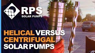 Helical Versus Centrifugal Solar Pumps