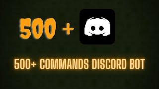 How to Make 500+ Commands Discord Bot