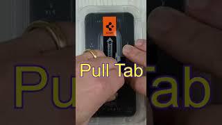 iPhone Screen Protector Installation  Spigen #shorts