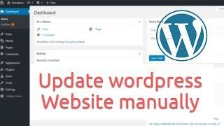 Update WordPress manually on localhost