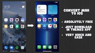 Convert MIUI 12 to iOS 16 Completely! Install iOS in Any Xiaomi/Redmi Devices [FREE / NO ROOT]