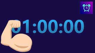 Timer for 1 hour [Countdown] with 15 min LOUD alarm 