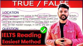 IELTS Reading | True False Not Given | Easiest Method by Raman!