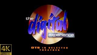 DTS The Digital Experience (1993) Flying Disc Logo - Version 1 [4K] [5.1] [FTD-0672]