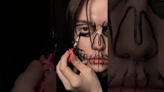 легкий образ на Хэллоуин  #feeviun #makeup #makeuptutorial #halloween #tate #americanhorrorstory