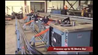 Complete Reinforcing's cut and bend steel machines in action