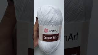 Подробный обзор пряжи YarnArt Cotton Soft (Хлопок с полиакрилом) №62 Белоснежный