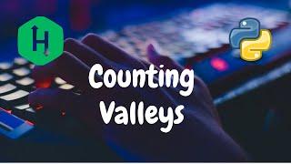 24 - Counting Valleys | Implementation | Hackerrank Solution | Python