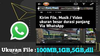 Cara Kirim Video, Lagu / File Ukuran Besar dan Durasi Panjang Via WhatsApp