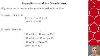 Ch. 9.3 Part 1 - Equations for Different Purposes