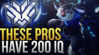 WHEN PROS ACTUALLY MAKE 200 IQ PLAYS - Overwatch Montage