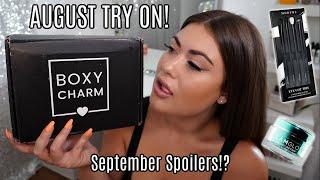 BOXYCHARM August 2020 Unboxing & Try On! (SEPTEMBER SPOILERS)