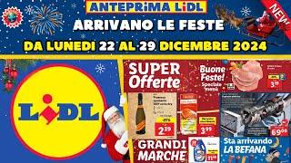 Volantino Lidl dal 22 al 29 dicembre 2024  SPECIALE MENÙ  🟩⬜️🟥 #anteprima