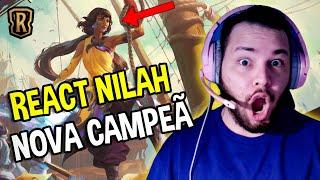 REACT NILAH NOVA CAMPEÃ DO LEGENDS OF RUNETERRA