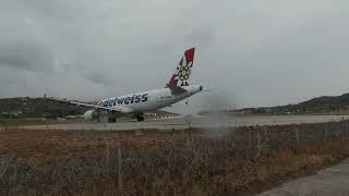 Edelweiss take-off - Skiathos Island National Airport (04/09/2023)