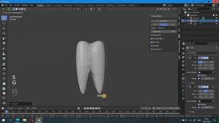 Blender 3D. Моделирование зуба за 1 минуту
