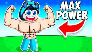 Unlocking MAX POWER in PUSHING SIMULATOR (ROBLOX)