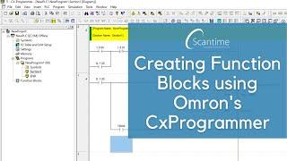 Creating Function Blocks using Omron's CxProgrammer!