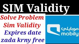 Mobily Sim ke date life time kaise kren | How Make Sim Validity Date life time | Mobile Sim |