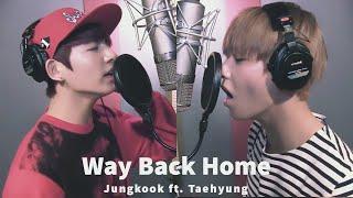 Imagine Jungkook & Taehyung cover 숀(SHAUN) - Way Back Home (use earphones)