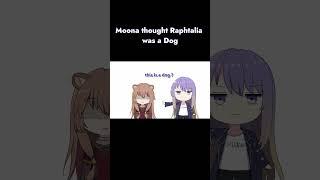 Moona Thought Raphtalia was a Dog.     #shorts  #animatedhololive #moonahoshinova #hololiveanimation