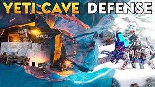 SOLO ALL NIGHTER DEFENDING MY YETI CAVE IN ARK