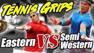 Tennis Grips  Eastern Vs  Semi Western Forehand