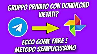 Come SALVARE IMMAGINI Gruppi TELEGRAM con il salvataggio nella galleria bloccato - Tutorial Ita