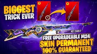 OMG  | Biggest Trick Ever | Free Upgradeable M24 Skin 100% Guaranteed | Time limited To Permanent
