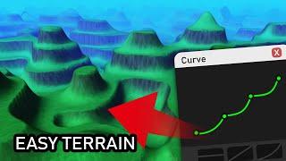 How to create TERRAIN out of ANIMATION CURVES in Unity