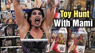 WWE TOY HUNT WITH MAMI AND SHE'S NOT HAPPY! IN THE HUNT FOR SUMMERSLAM 2024 SHIPPING CRATE