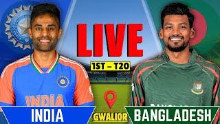 India vs Bangladesh Live T20 Match | Live Cricket Match Commentary & Score | IND Batting