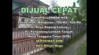 RUMAH DIJUAL LOMBOK (NTB)