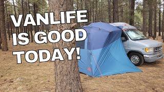 Vanlife in the Forest//Solo Female Boondocking