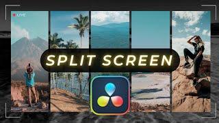 How To Split Screens in Davinci Resolve 18 | EASY