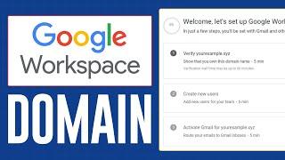 How To Setup Your Google Workspace Domain (2025) Tutorial Completo