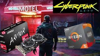 Оптимальные настройки cyberpunk 2077 под rx 580 8gb (ryzen 5 3600) (60fps)