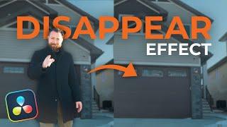 Disappear Effect in DaVinci Resolve | Teleport Tutorial