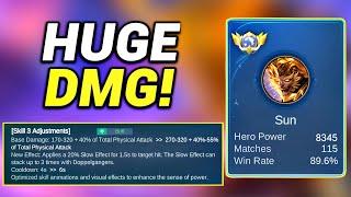 FINALLY SUN BUFFED NOW IS OVERPOWERED!! (must try guy's?) | MLBB