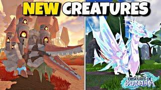 NEW CREATURES are HERE! CASTLE SKULL CRAWLER | Creatures of Sonaria