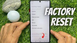 How To Factory Reset Redmi Note 9 Pro