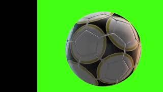 Green Screen! football ️ Green Screen!spinning football vfx #greenscreen #animated