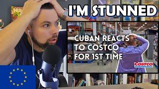 European Reacts to Cuban Visits Costco for the First Time (EMOTIONAL)