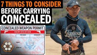 7 Things To Consider Before Getting Your Concealed Carry Permit and Carrying Concealed