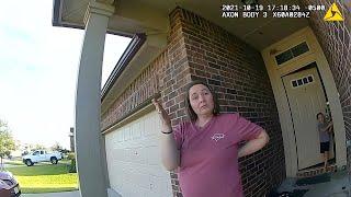 POLICE Visit Turns BAD MOM Into a ENTITLED LIAR (Police Bodycam)