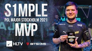 s1mple - HLTV MVP by Bitskins of PGL Major Stockholm 2021