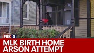 Brothers intervene in MLK birth home attempted arson | FOX 5 News