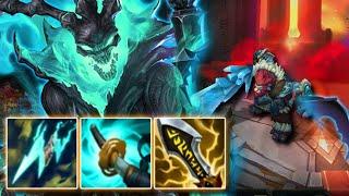 ARENA AD Thresh Slaps Harder than ANYTHING - Full Crit Thresh - League of Legends Arena