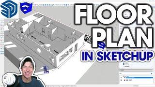 Getting Started with SketchUp Pro for Beginners 5 - FLOOR PLAN!