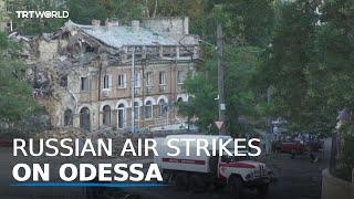 Russia pummels Ukraine's Odessa